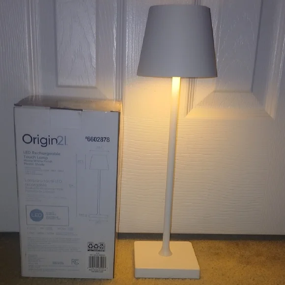 NiB White LED Rechargeable Table Lamp - Picture 3 of 8